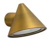 CUCHARA Cone Surface Mount Wall Light Electroplated Brass IP65